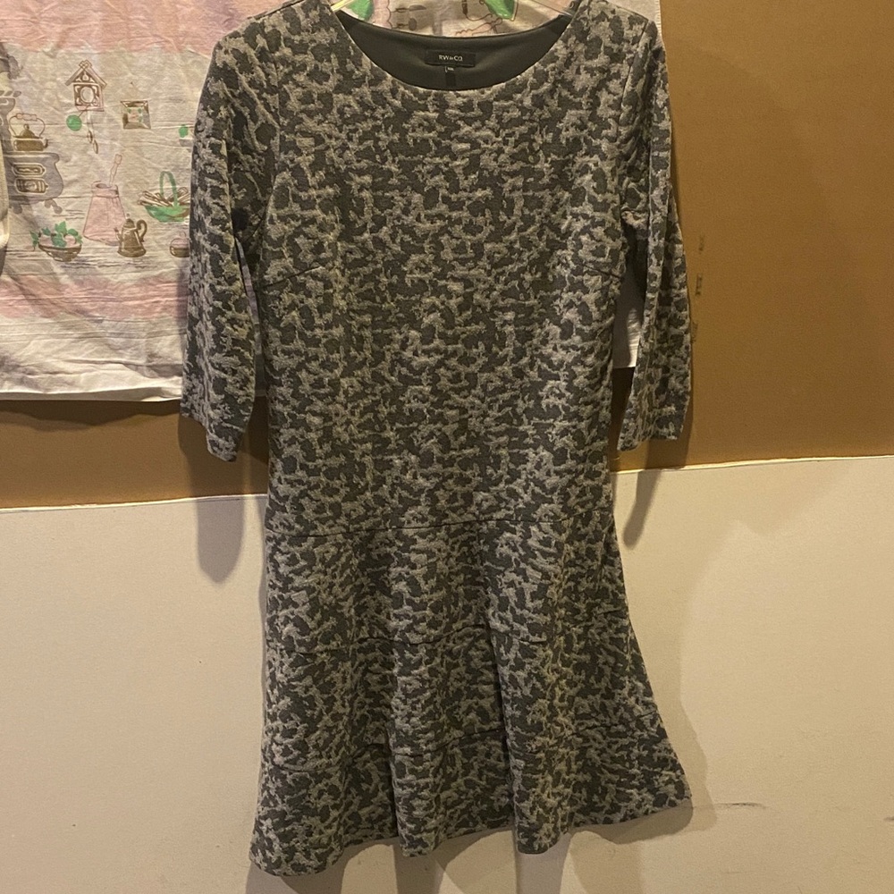 RW&CO. Dark Gray patterned dress